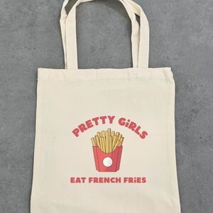 Pretty Girls Tote Bag - Cream